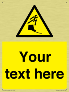 Custom warning kite flying near powerlines